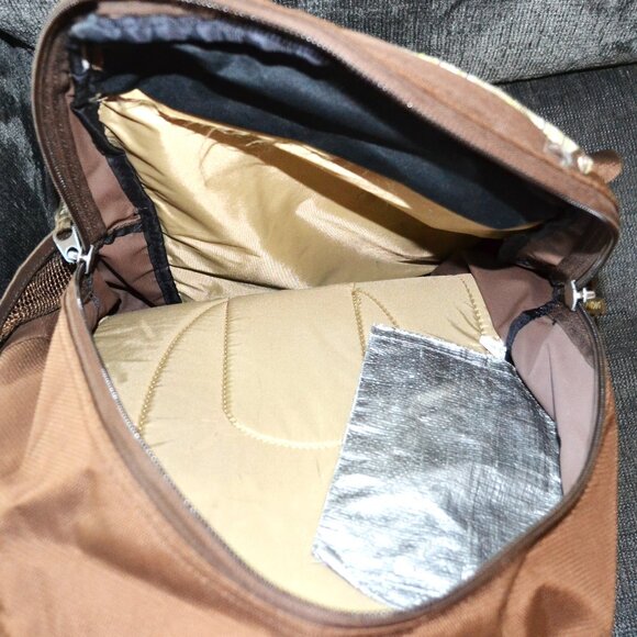 Dakine Interval Backpack Brown With Brown Plaid Multi Pockets Padded Straps - Picture 6 of 7